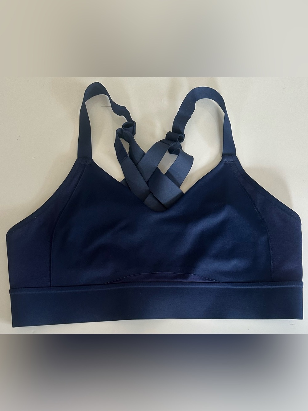 Brooks Navy and White Clothing Tag